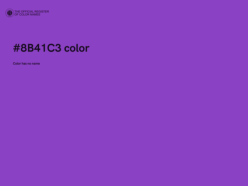 #8B41C3 color image