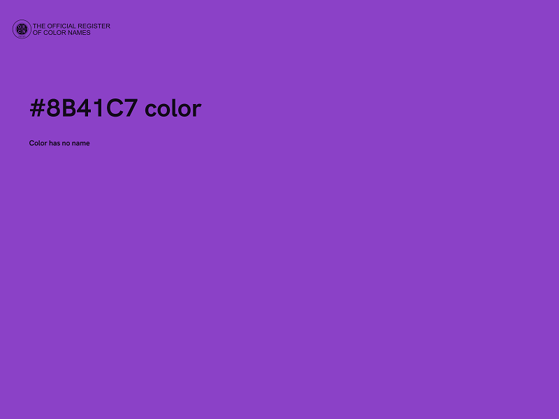 #8B41C7 color image