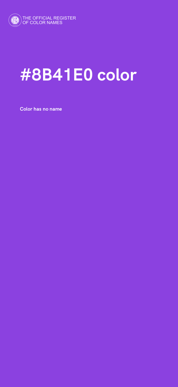 #8B41E0 color image