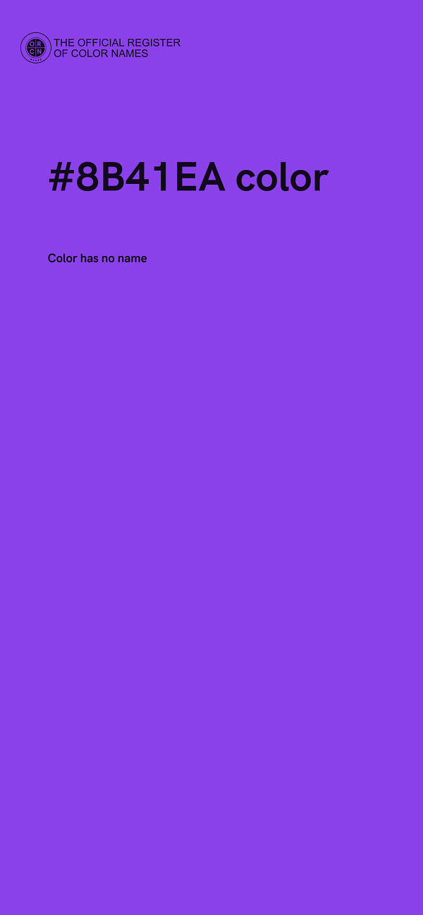 #8B41EA color image