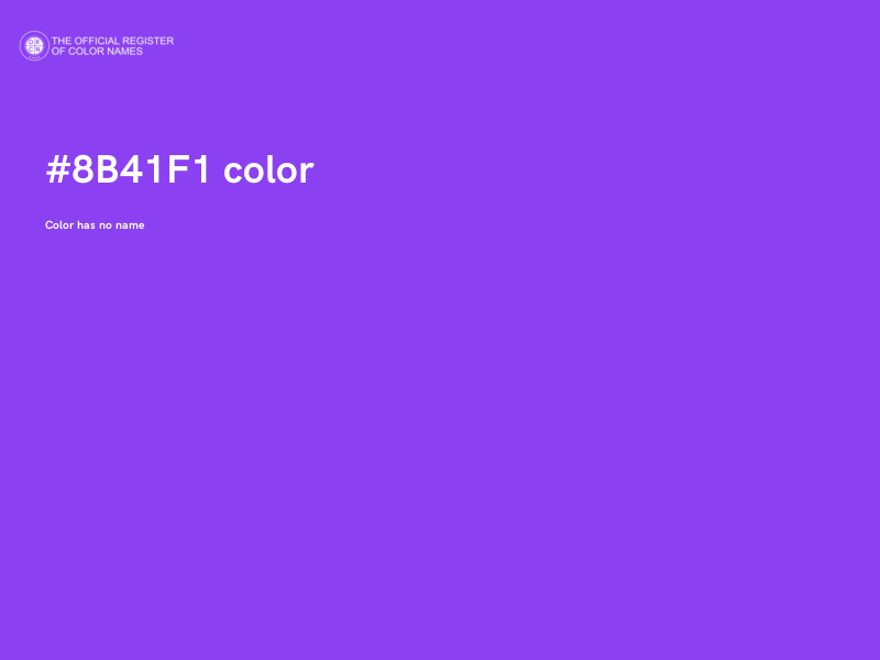 #8B41F1 color image