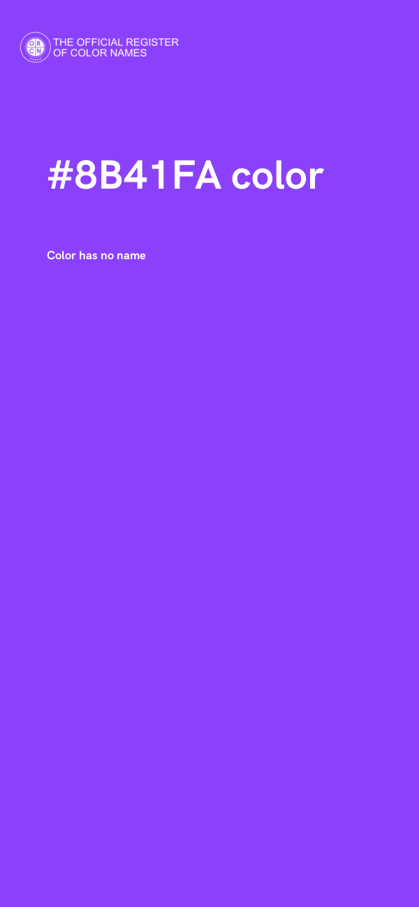 #8B41FA color image