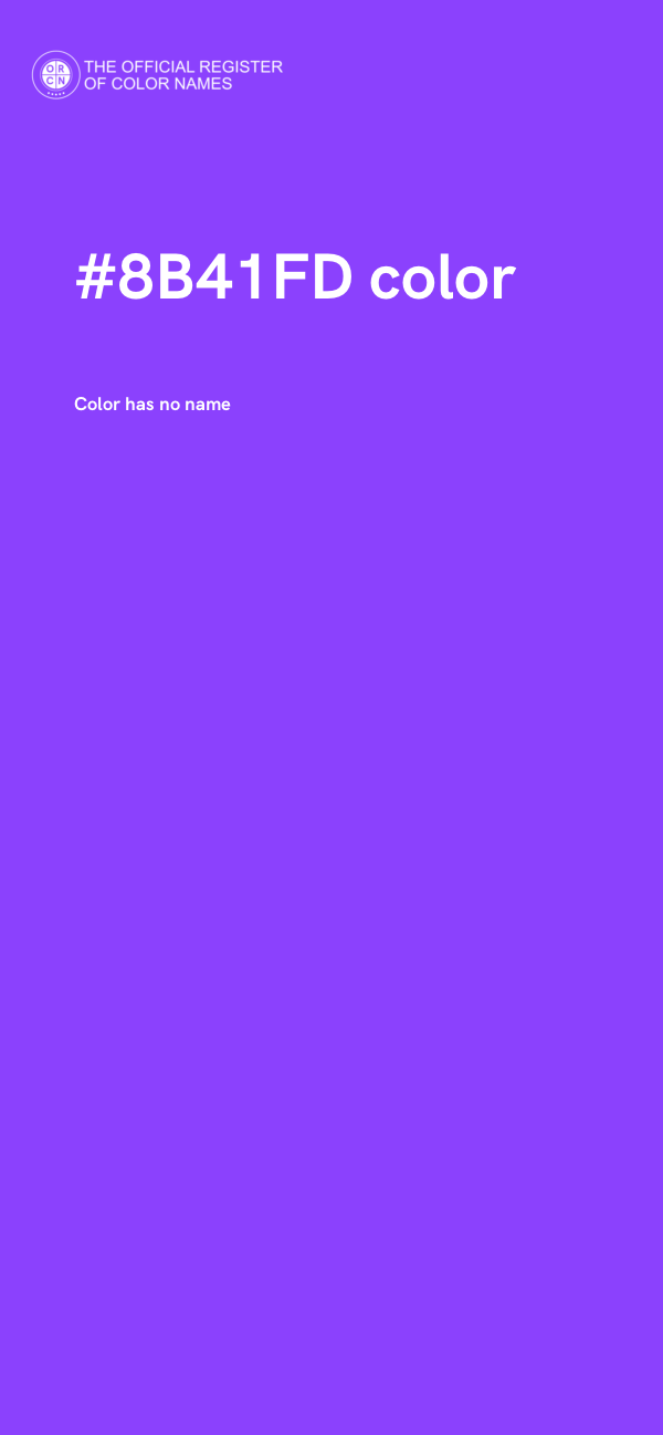 #8B41FD color image