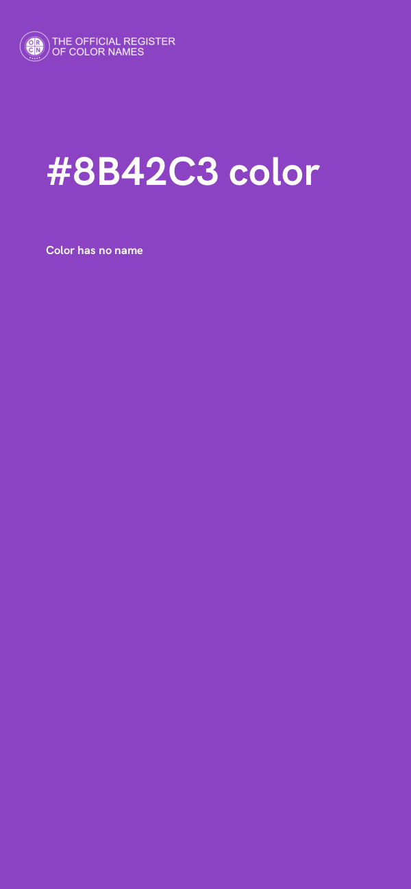 #8B42C3 color image