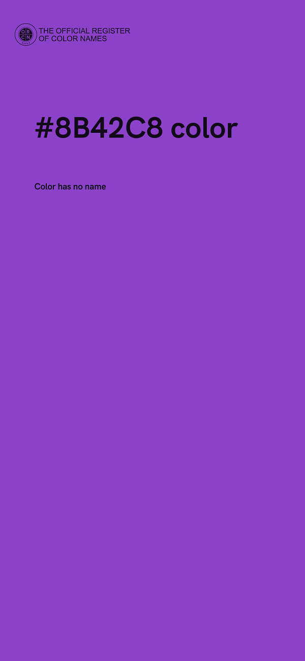 #8B42C8 color image