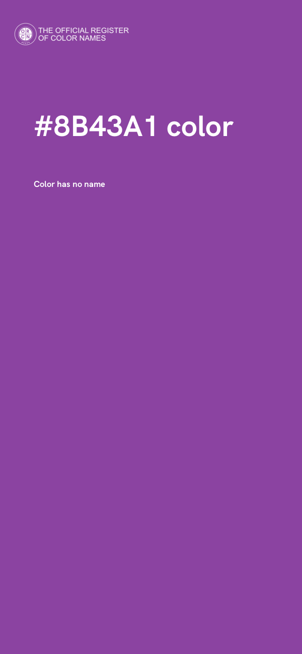 #8B43A1 color image