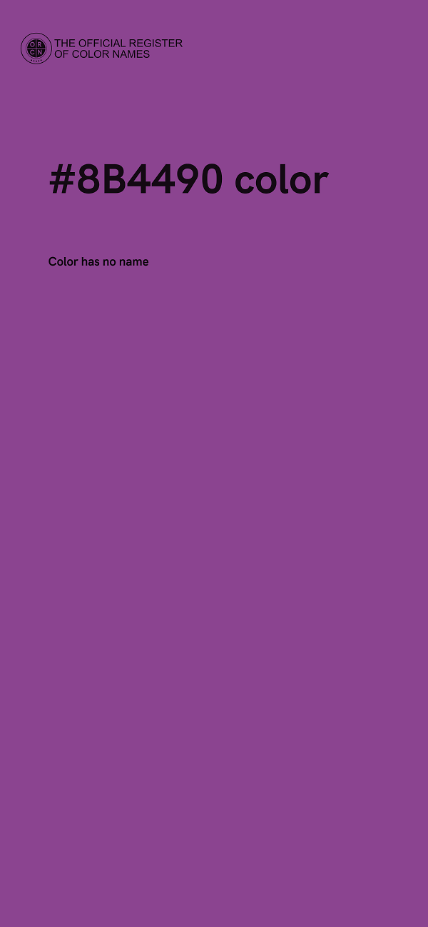 #8B4490 color image