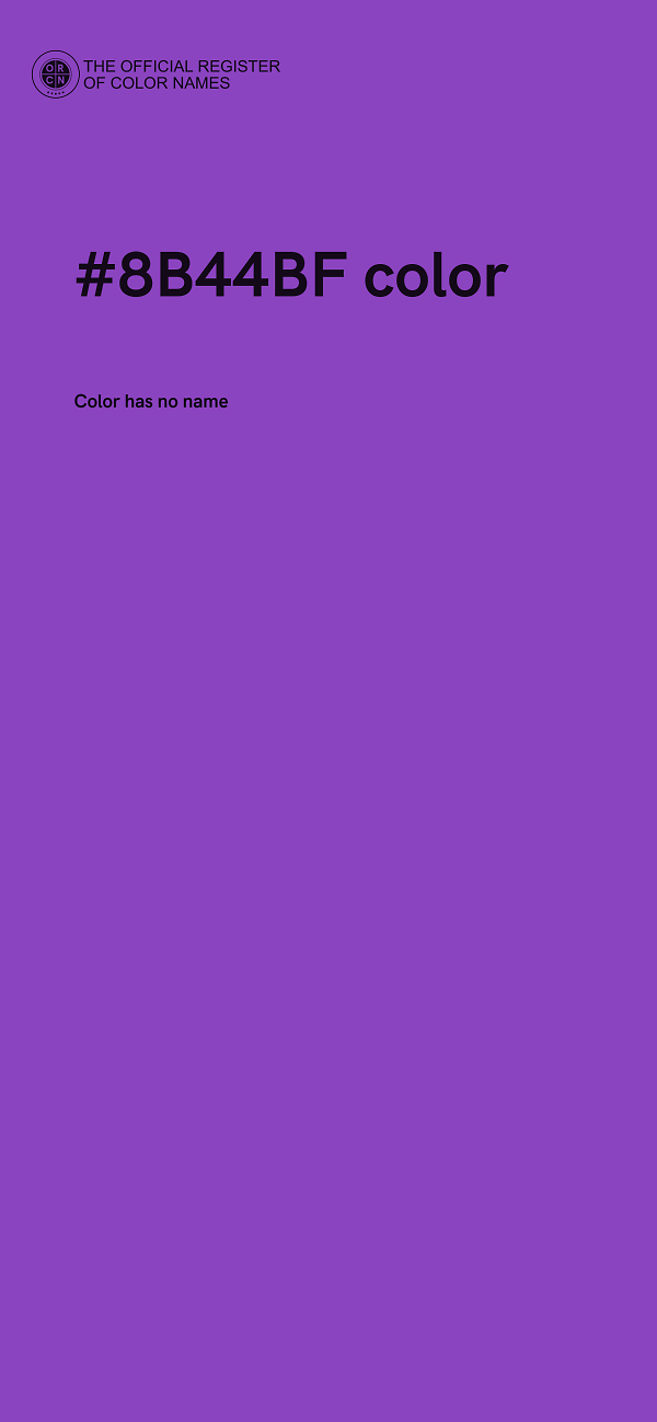 #8B44BF color image