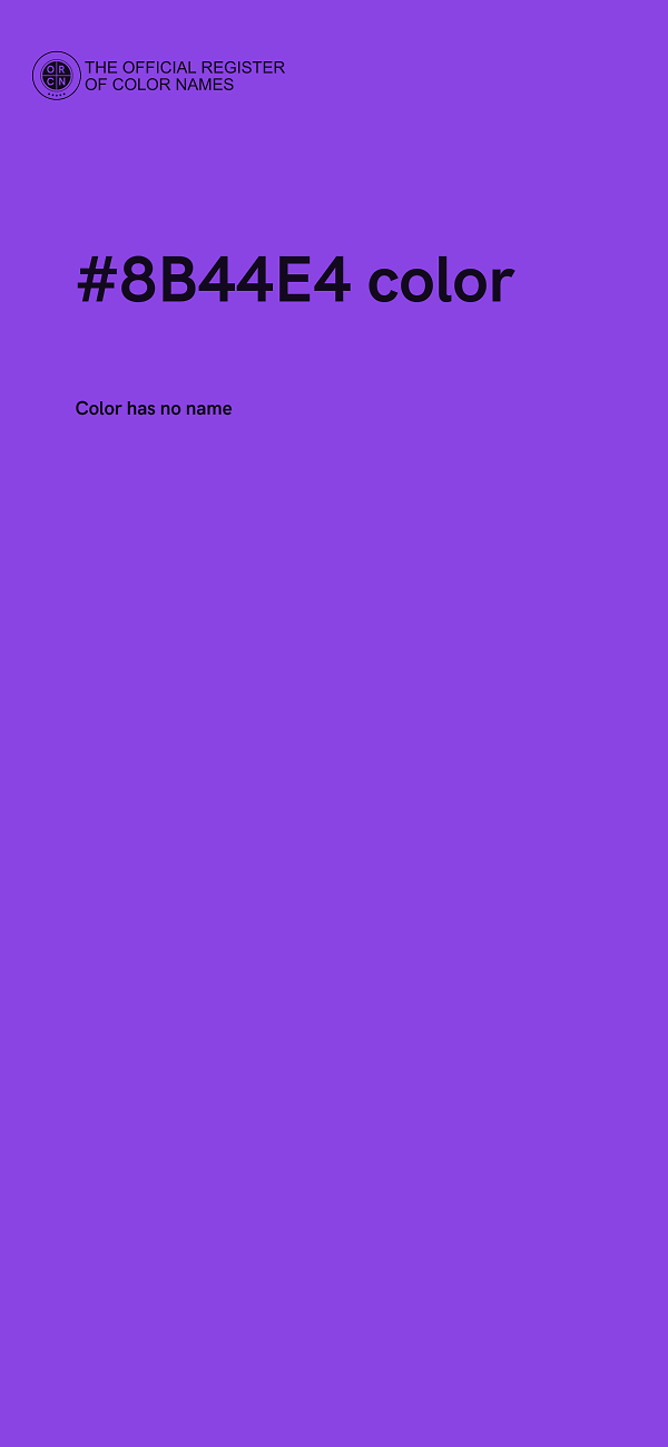 #8B44E4 color image