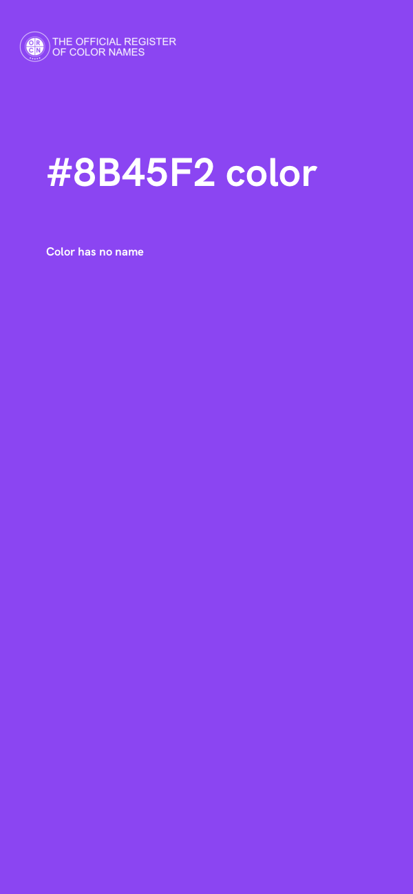 #8B45F2 color image