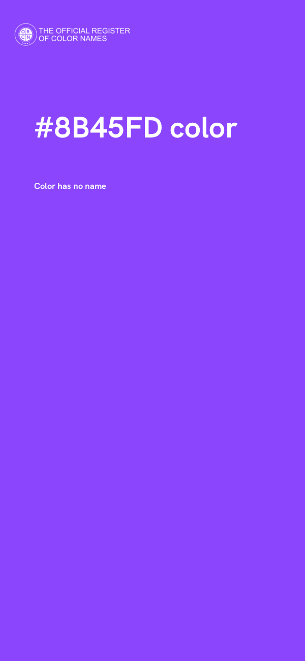 #8B45FD color image