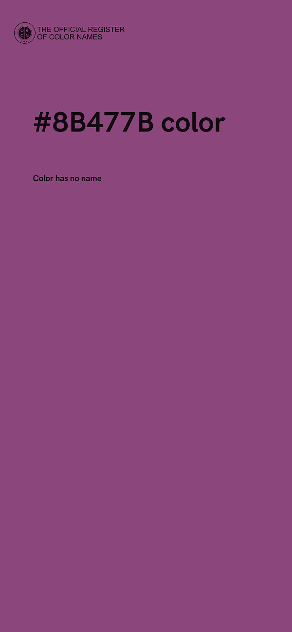 #8B477B color image