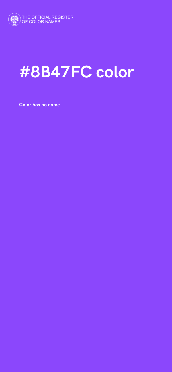 #8B47FC color image