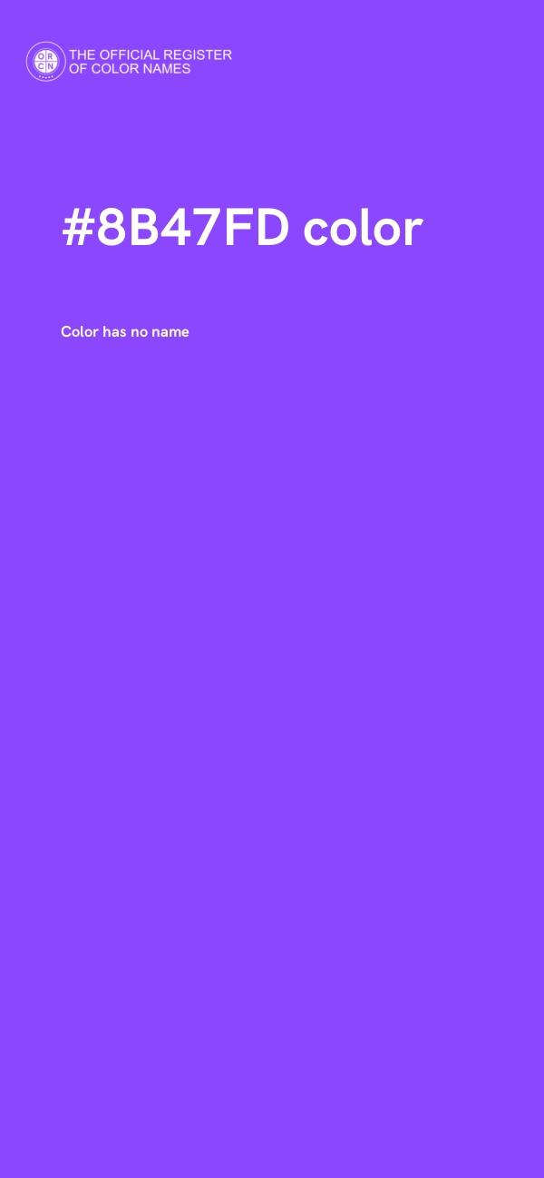 #8B47FD color image