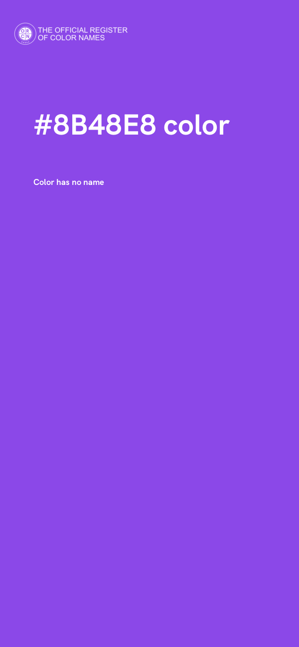#8B48E8 color image