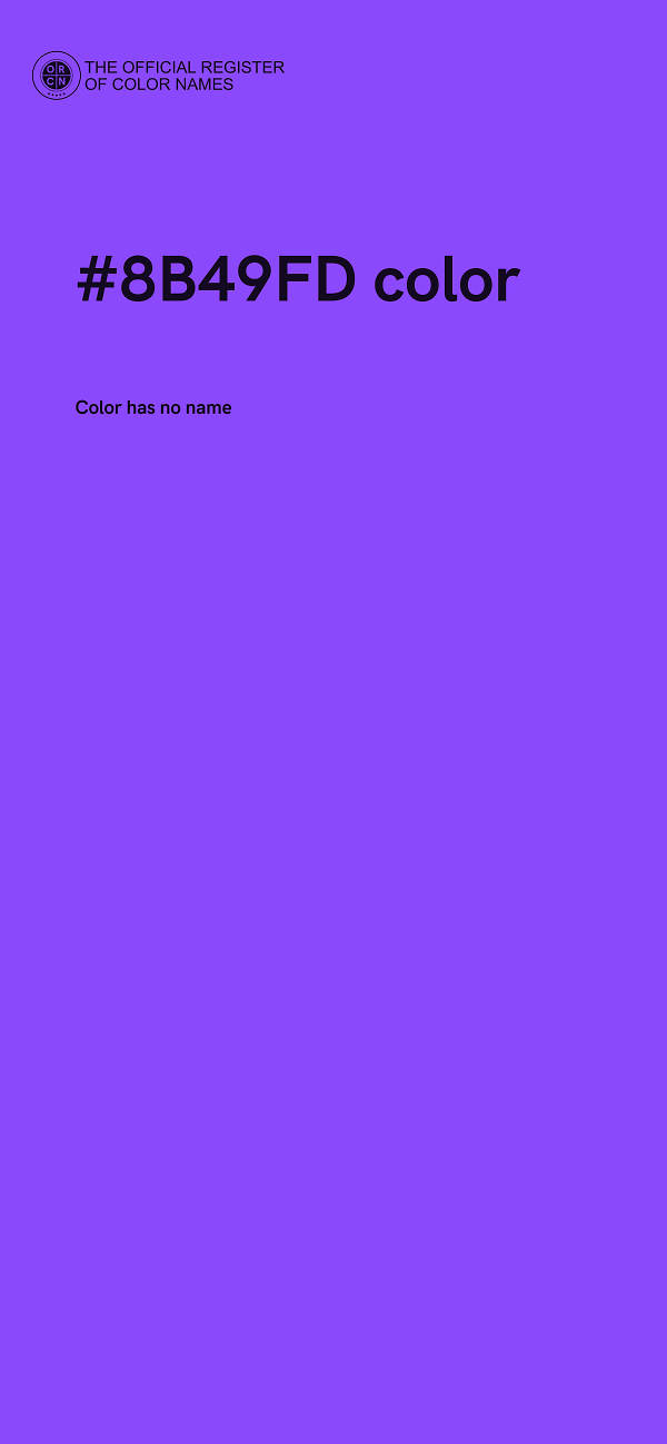 #8B49FD color image