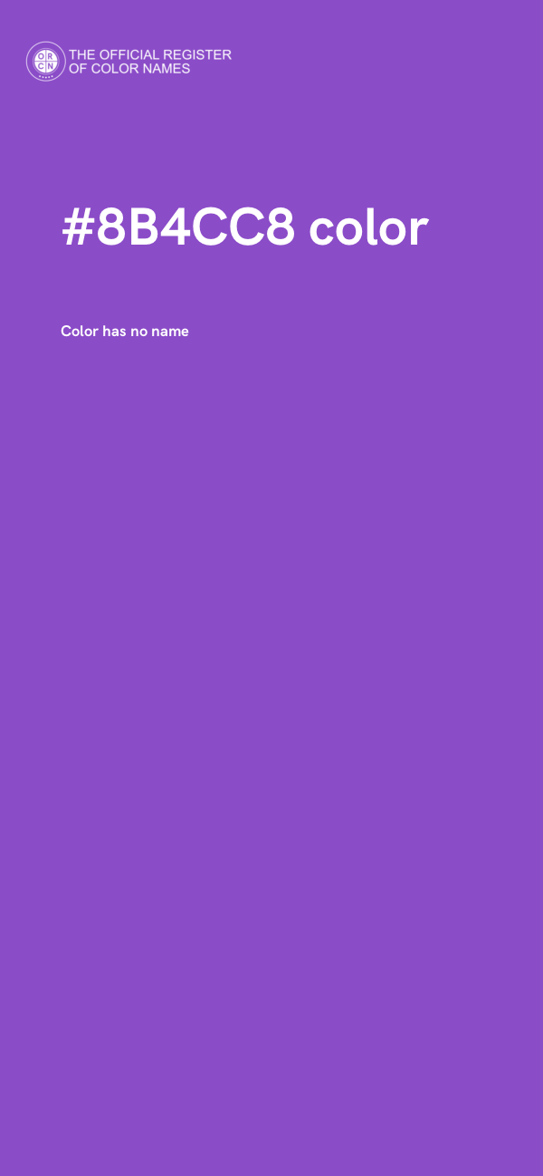 #8B4CC8 color image