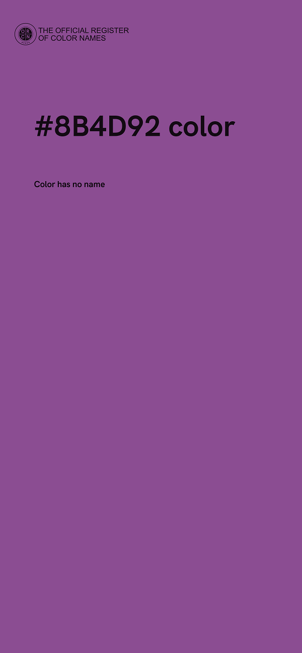 #8B4D92 color image