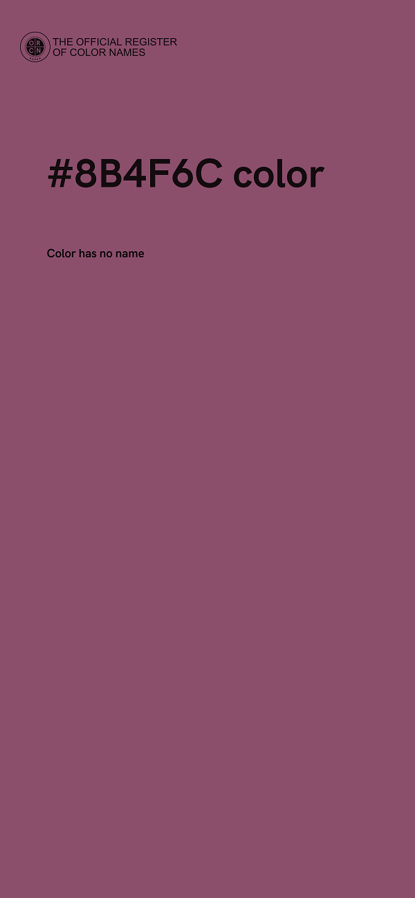 #8B4F6C color image