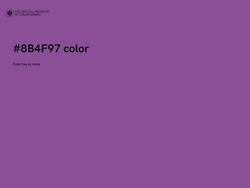 #8B4F97 color image