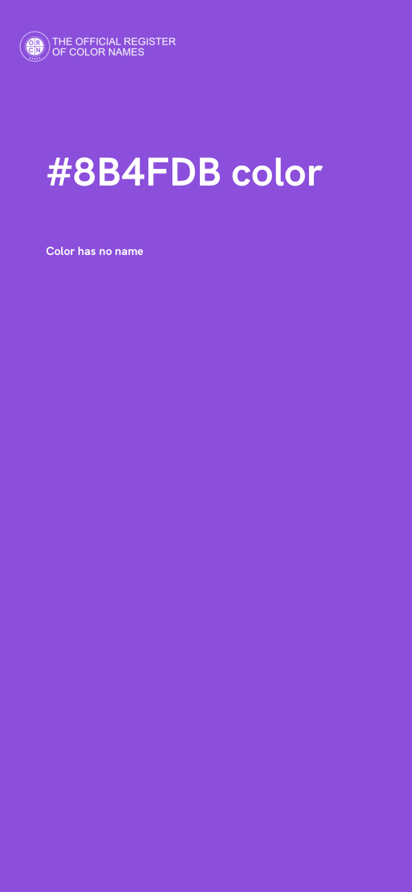 #8B4FDB color image
