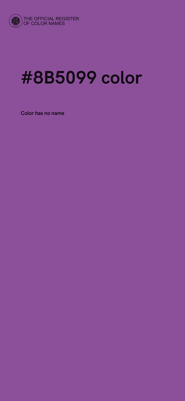 #8B5099 color image