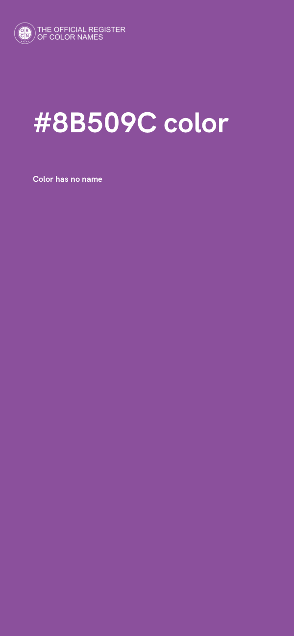 #8B509C color image
