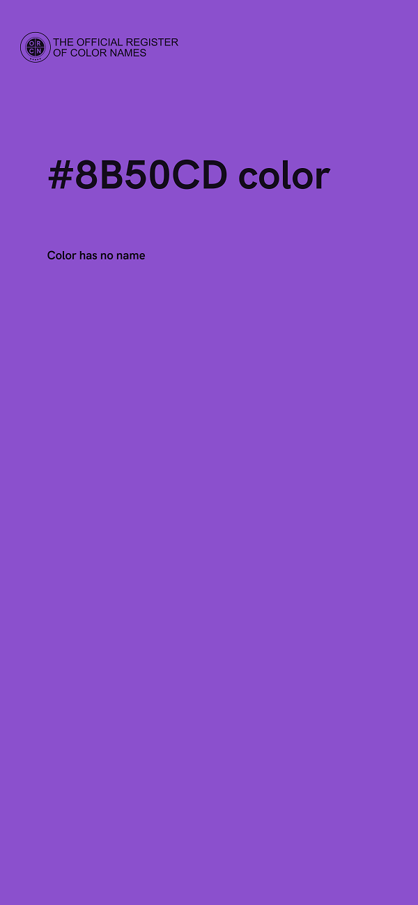 #8B50CD color image