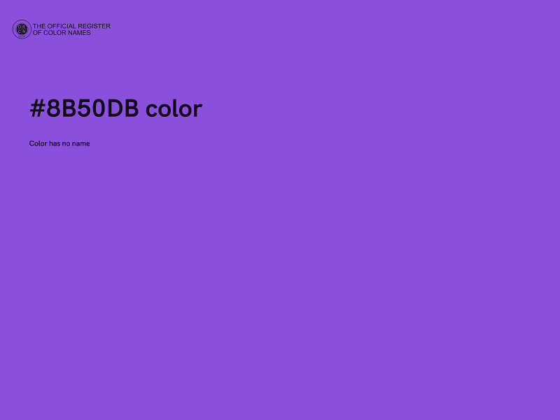 #8B50DB color image