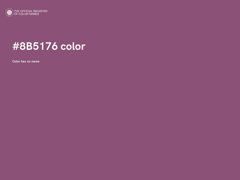 #8B5176 color image