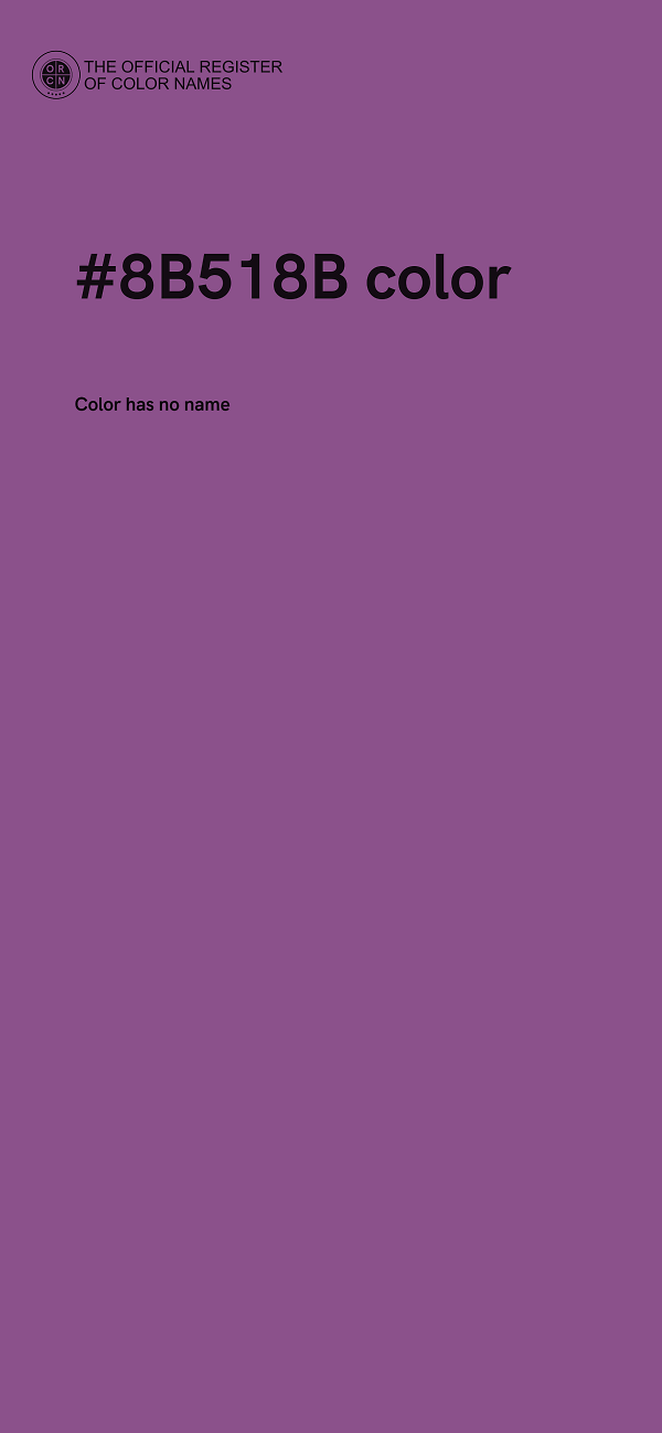 #8B518B color image