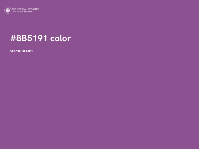 #8B5191 color image