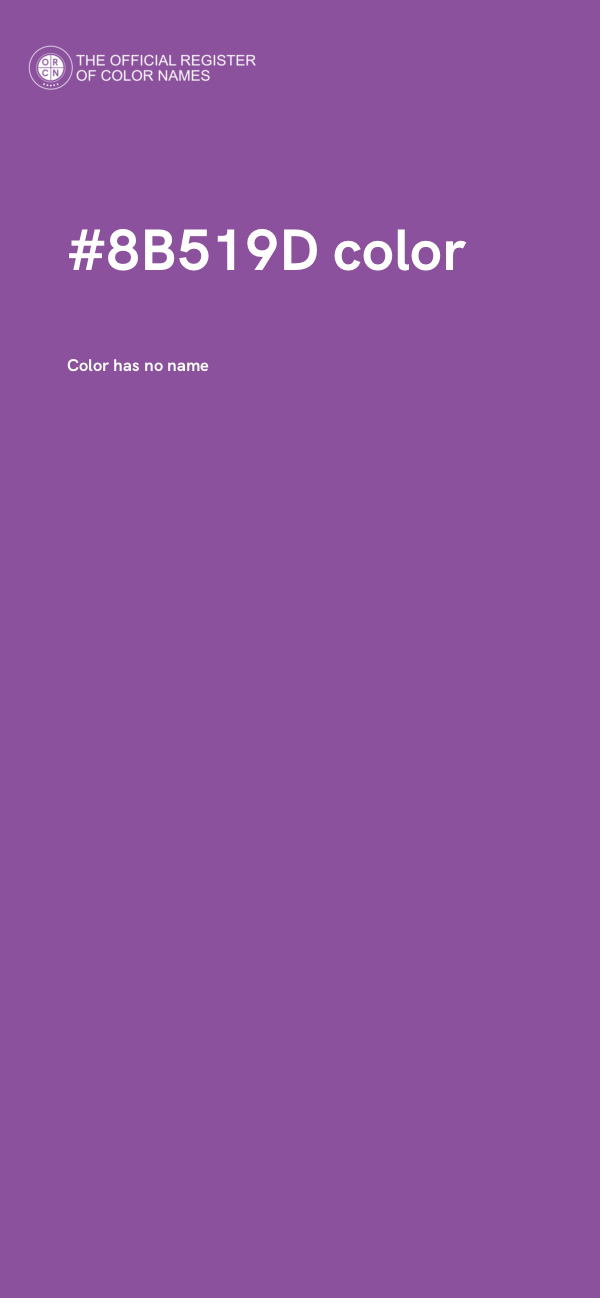 #8B519D color image