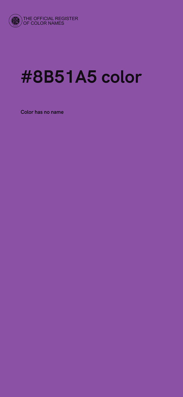 #8B51A5 color image