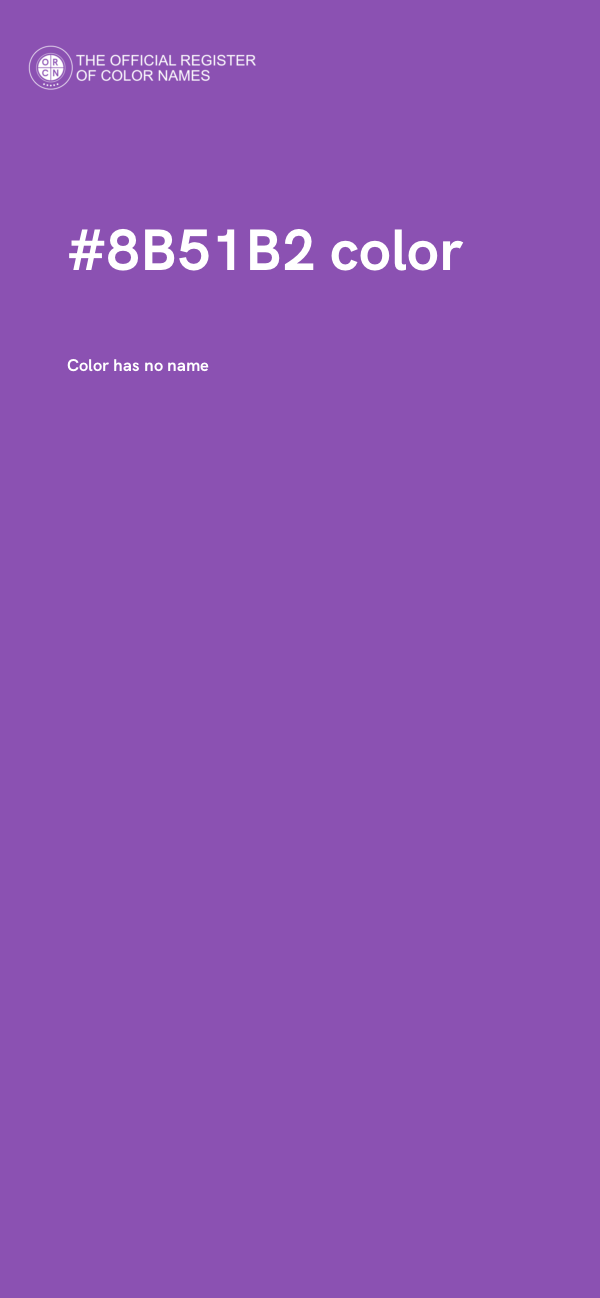 #8B51B2 color image