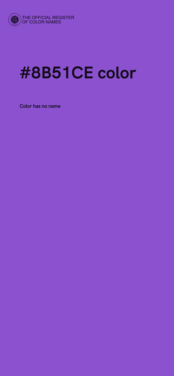 #8B51CE color image