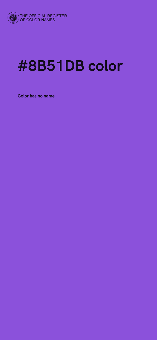 #8B51DB color image