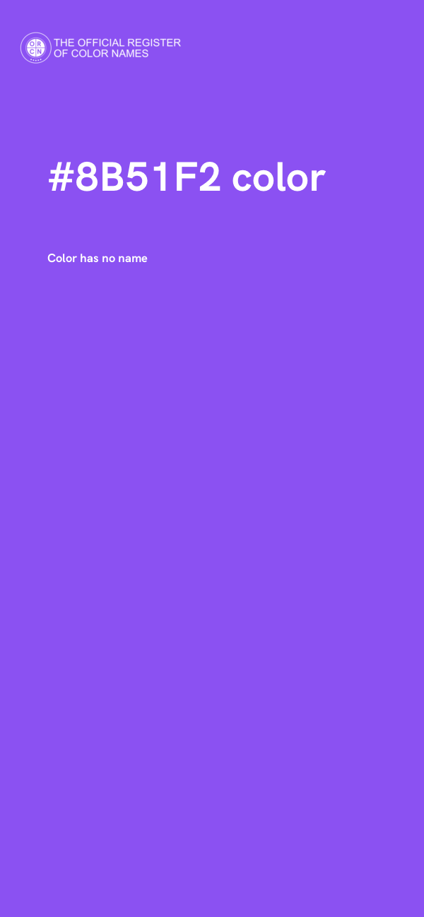 #8B51F2 color image