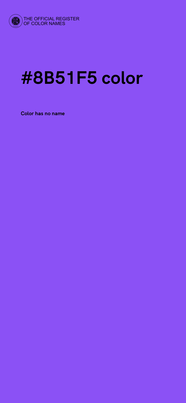 #8B51F5 color image