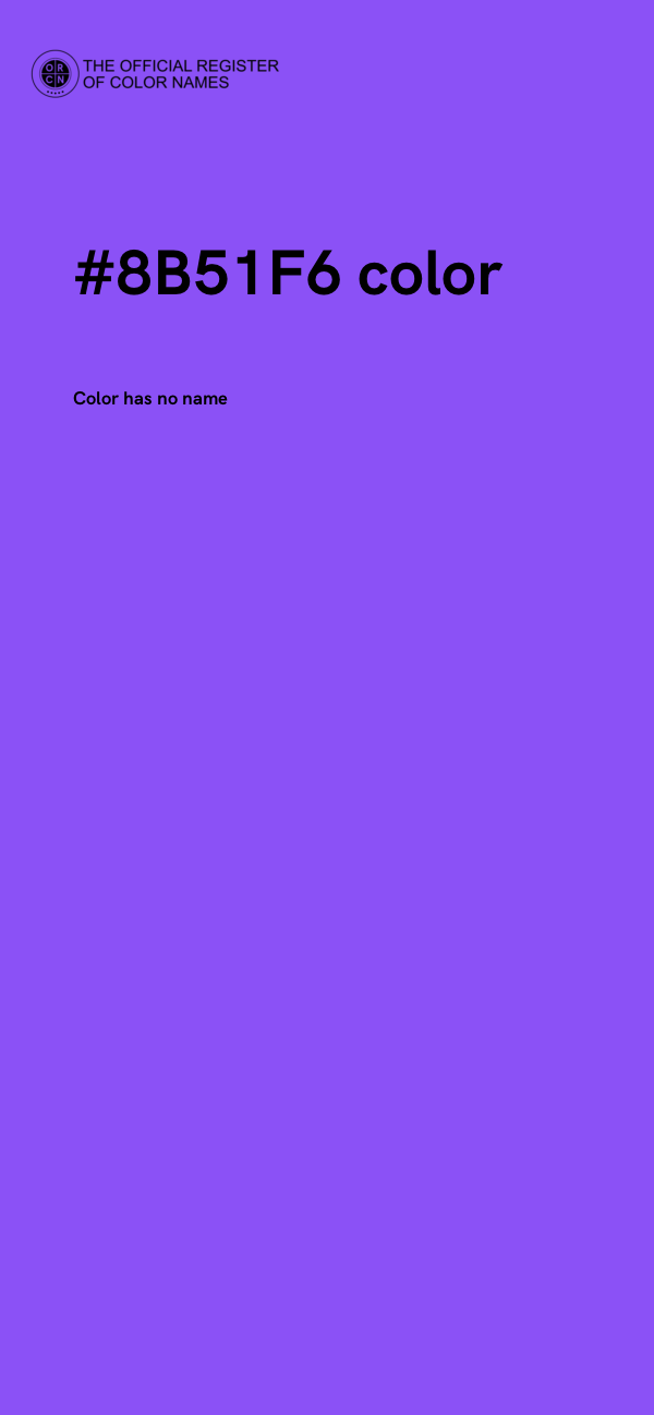#8B51F6 color image