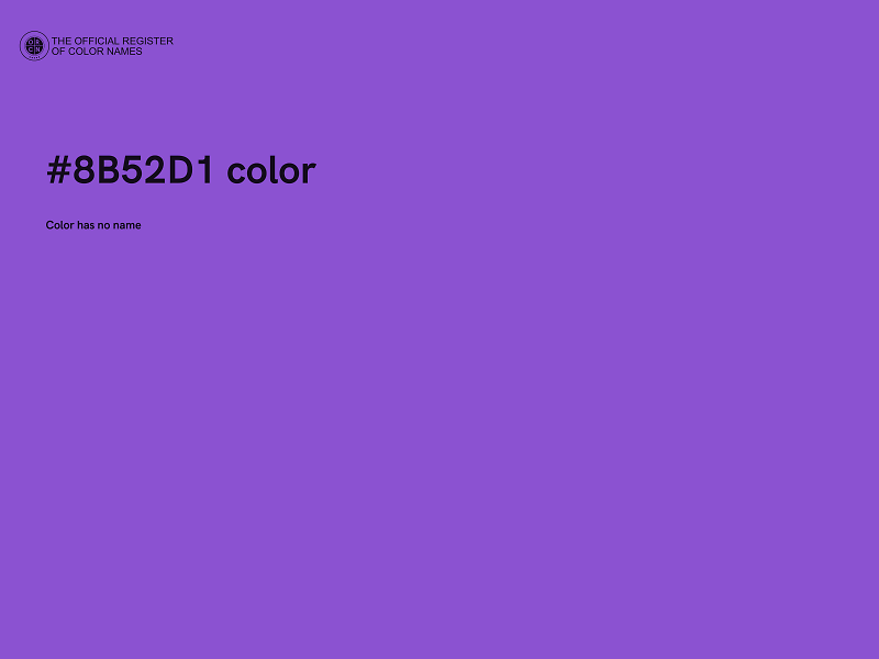 #8B52D1 color image