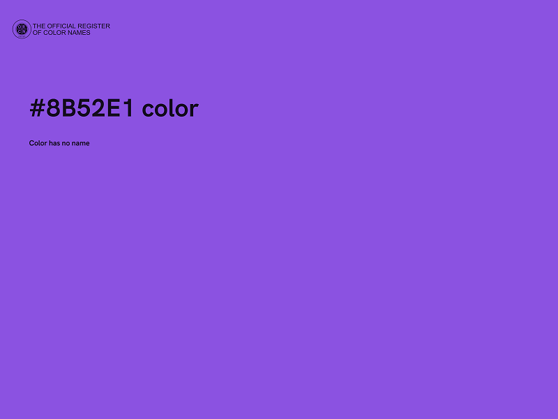 #8B52E1 color image