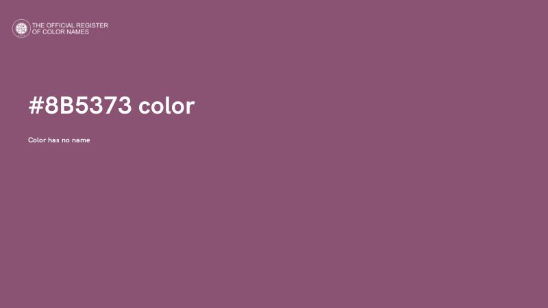 #8B5373 color image