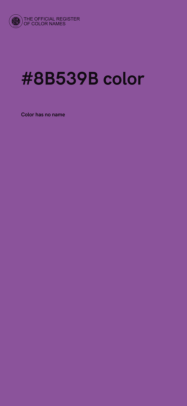 #8B539B color image