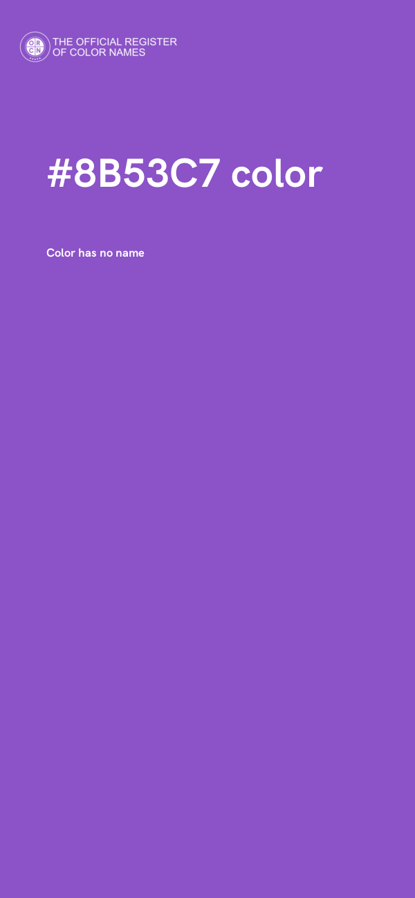#8B53C7 color image