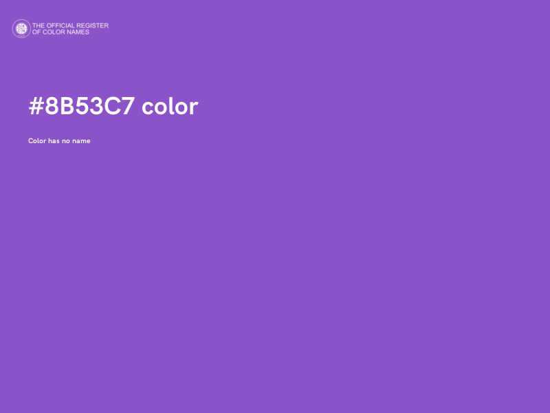 #8B53C7 color image