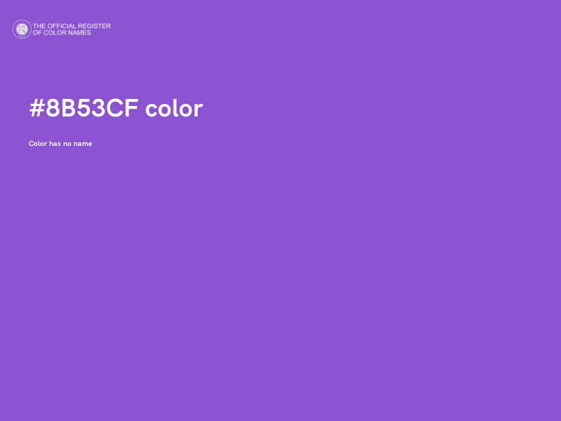 #8B53CF color image