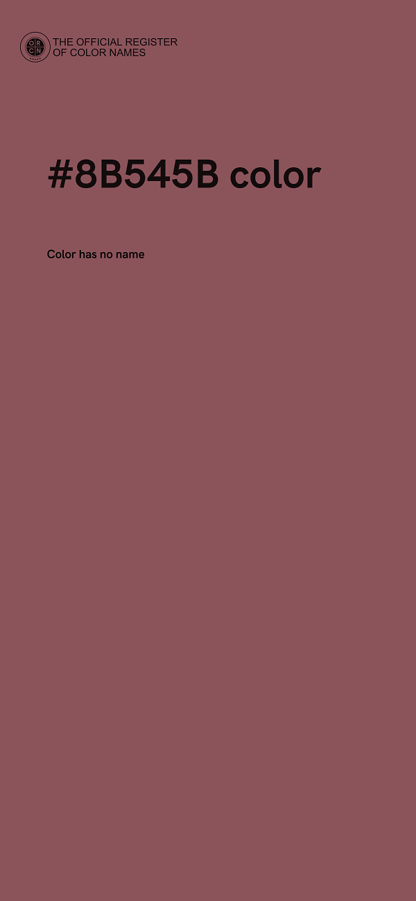 #8B545B color image