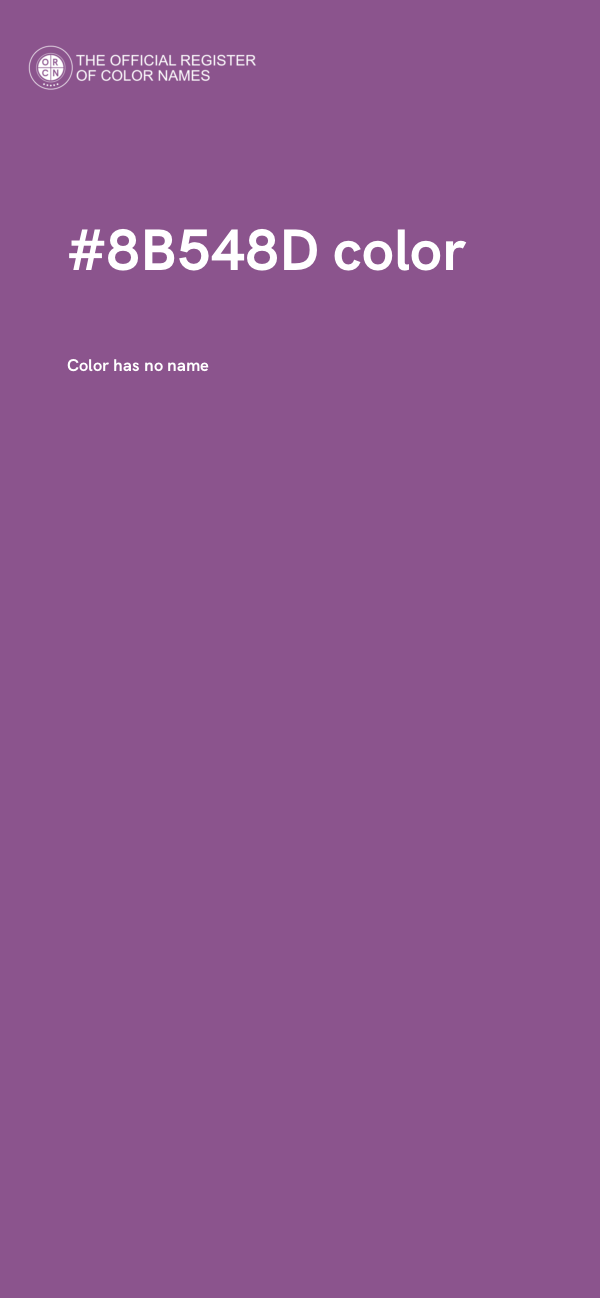 #8B548D color image