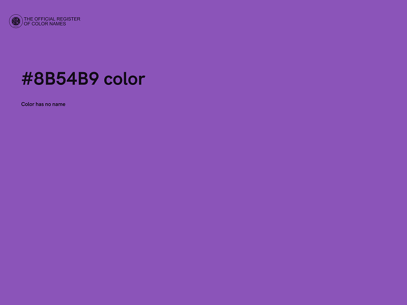 #8B54B9 color image